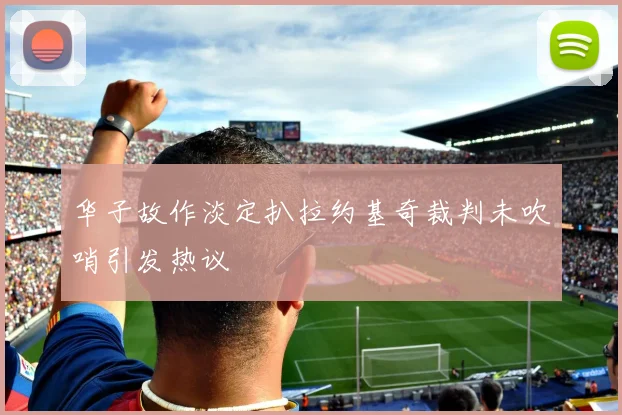 华子故作淡定扒拉约基奇裁判未吹哨引发热议