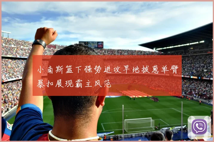 小南斯篮下强势进攻旱地拔葱单臂暴扣展现霸主风范